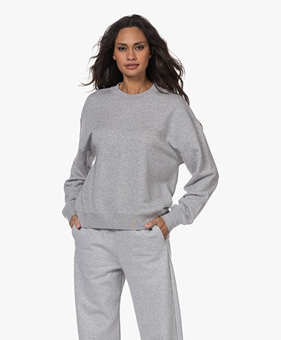 Filippa K Soft Sport Tencel Blend Sweatshirt - Light Grey