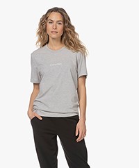 Calvin Klein Modern Structure Cotton Blend T-shirt - Grey Heather