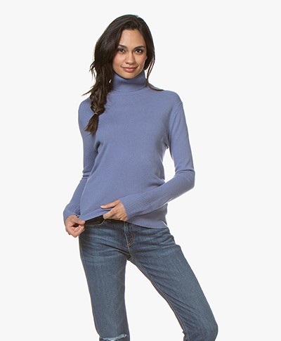 Filippa K Cashmere Roller Neck Sweater - Lavender