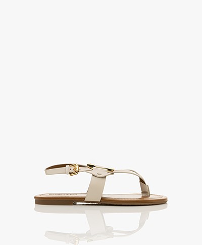 See by Chloé Chany Leather Toe Sandals - Natural