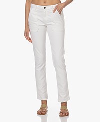ba&sh Csally Slim-fit Jeans - White