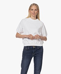 Drykorn Alenne Short Sleeve Sweatshirt - White
