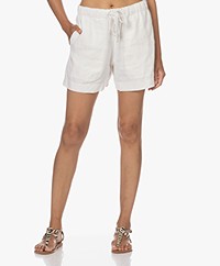 Vince Tie-Front Pull-On Short - Off-white