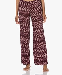 Calvin Klein Viscose Pajama Pants - Train Windows/Rouge