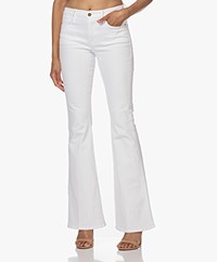 FRAME Le High Flare Stretch Jeans - Wit