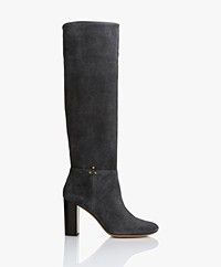 Jerome Dreyfuss Cia High Suede Boots - Jean Grey
