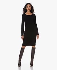 no man's land Structured Jersey Dress - Black