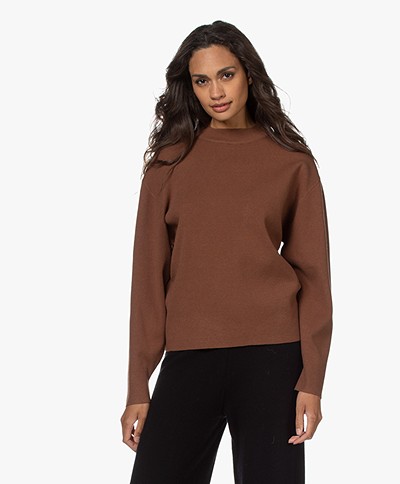 Josephine & Co Tine Cotton Mix Sweater - Brown