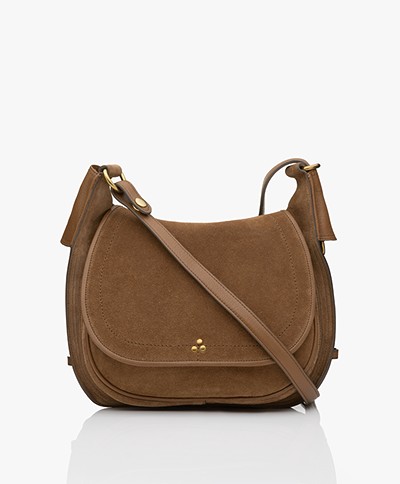 Jerome Dreyfuss Philippe Suede Shoulder/Cross-body Bag - Tabac