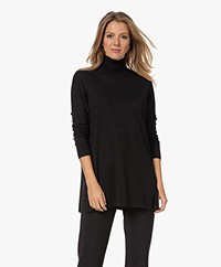 JapanTKY Tsuru Oversized Coltrui - Diepzwart