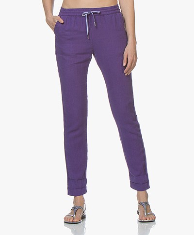 Josephine & Co Cairo Linen Pants - Purple
