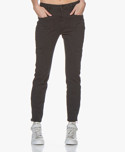 Closed Abby Slim-fit Jersey Pants - Black