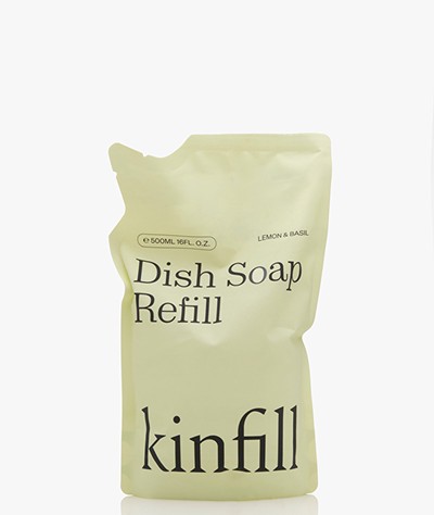 Kinfill Lemon & Basil Dish Soap Refill
