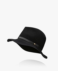 rag & bone Floppy Brim Fedora Hat - Black
