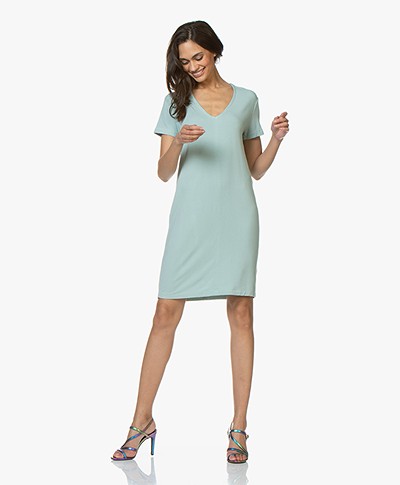 Majestic Filatures French Terry Tunic Dress - Jade