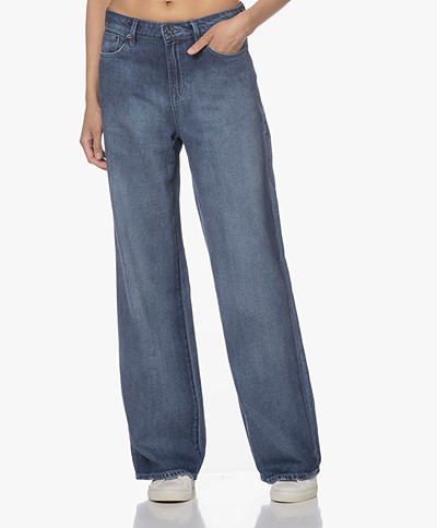 Denham Keira Loose-fit Jeans - Donkerblauw