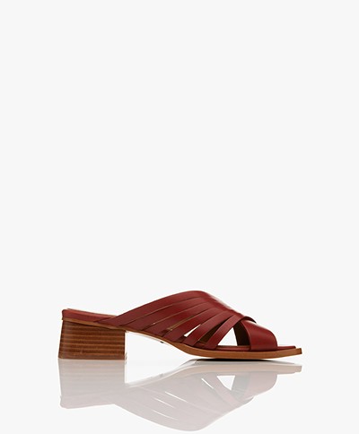 See by Chloé Thessa Strappy Sandalen met Hak - Rust/Copper