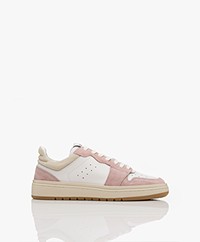 Closed Low-top Leren Sneakers - Dahlia Pink