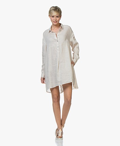 Repeat Pure Linen Tunic Dress - Linen