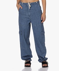Denham Botan Cargo Jeans - Lichtblauw