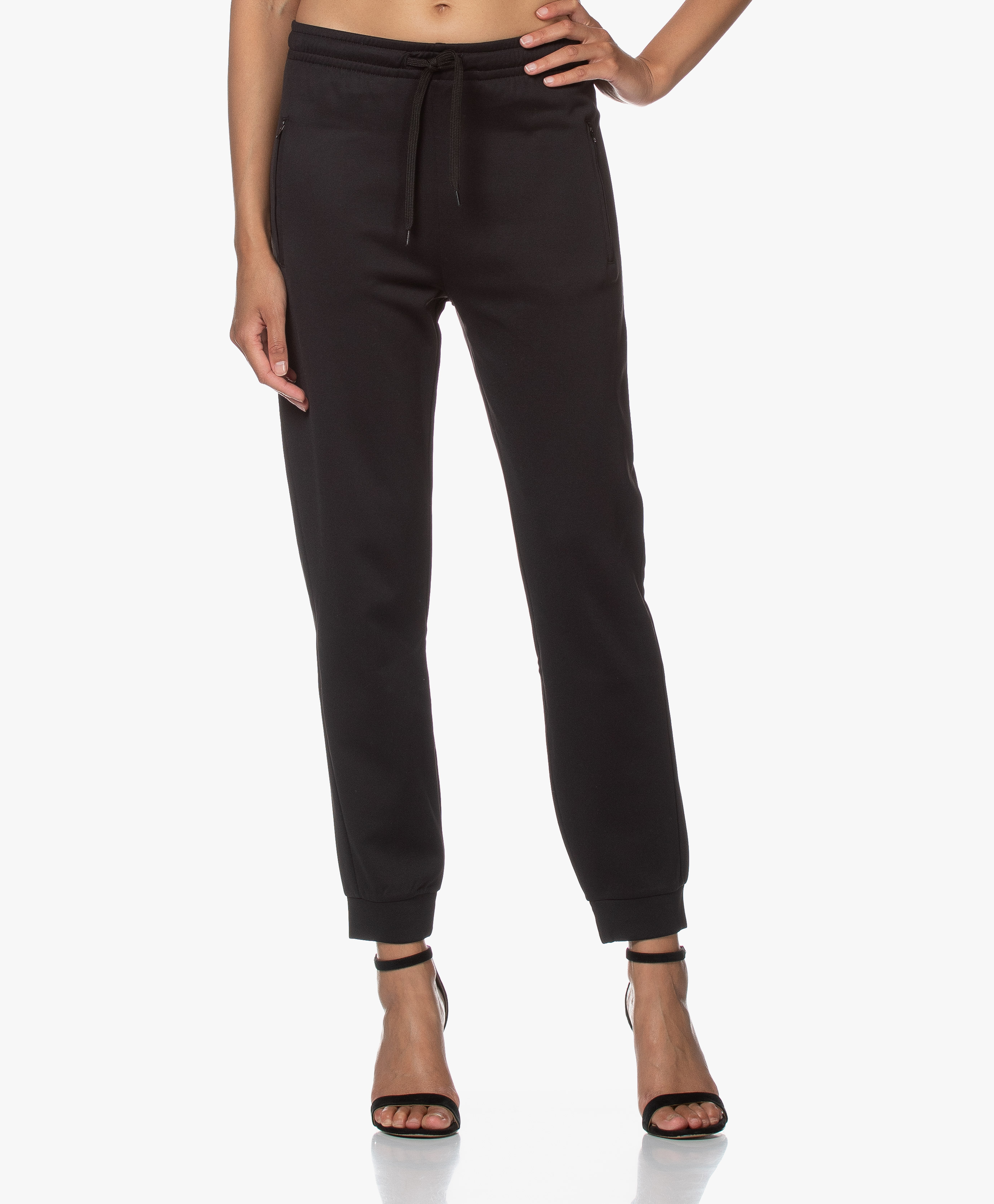 roll neck jumper with side slits
