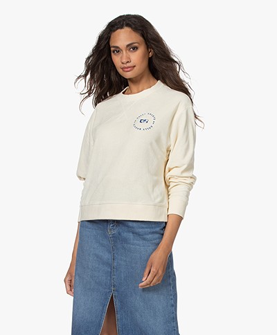 Dolly Sports Classic Frotté Sweatshirt - Off-white