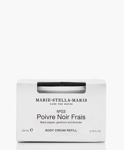 Marie-Stella-Maris Poivre Noir Frais Hydraterende Body Cream Refill