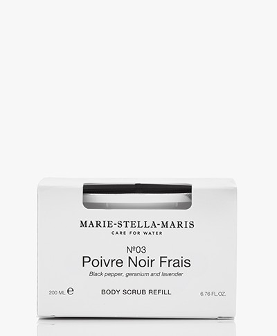 Marie-Stella-Maris Nourishing Body Scrub Refill - No.03 Poivre Noir Frais 