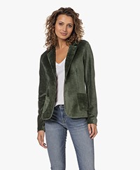 Majestic Filatures Stretch Velours Blazer - Mousse