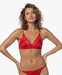 Love Stories Love Lace Bralette - Red