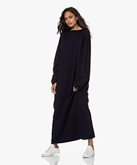 extreme cashmere N°192 Scoop Cashmere Blend Dress - Navy