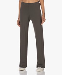no man's land Crêpe Jersey Broek met Wijde Pijpen - Jungle
