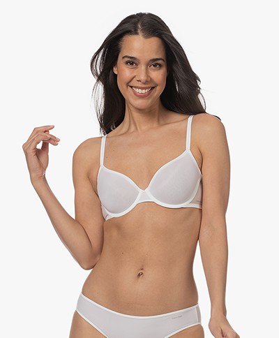 Calvin Klein Lightly Lined Demi Spacer BH - Wit