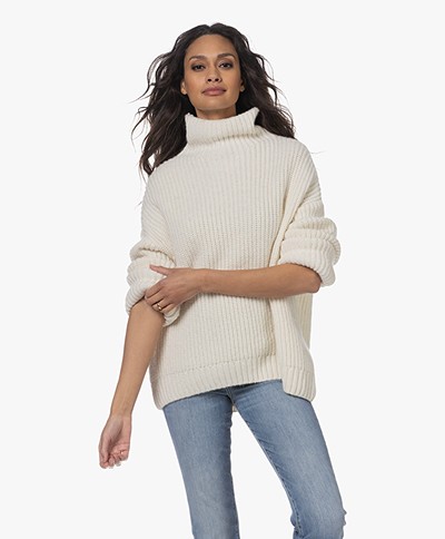 ANINE BING Sydney Oversized Sweater - Ivory