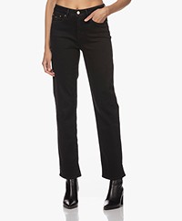 Denham Bardot Straight Fit Jeans - Black
