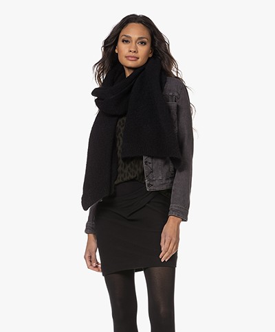American Vintage East Alpacamix Sjaal - Zwart