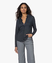Majestic Filatures Soft Touch Jersey Blouse - Ombra