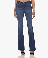 Lois Jeans Raval-16 Leia Teal Flared Jeans - Teal Stone