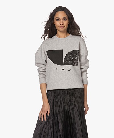 IRO Lathy Print Sweatshirt - Mixed Grey
