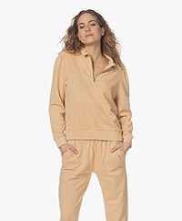 Repeat French Terry Sweatshirt with Zipper - Cord