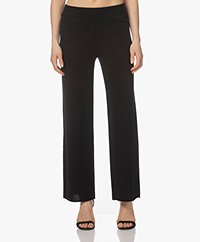 By Malene Birger Amirla Wool and Cashmere Pants - Black