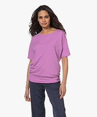 KYRA Ivanka Viscose Jersey T-shirt - Violet