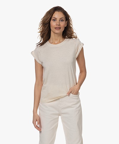 Repeat Cotton-Cashmere Knitted T-shirt - Ivory