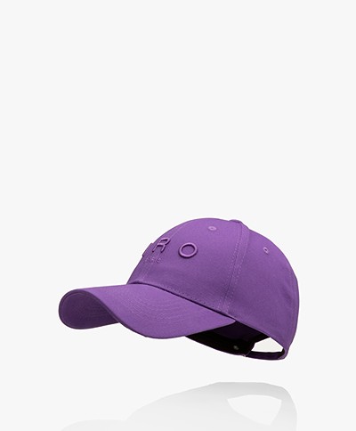 IRO Greb Embroidered Cotton Cap - Purple