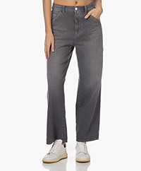 Closed Neige Straight Worker Jeans - Mid Grey