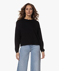 Majestic Filatures French Soft Touch Sweatshirt - Black