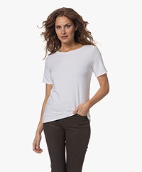 Plein Publique La Romaine Modal Blend T-shirt - White