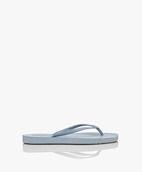 Sleepers Tapered Natural Rubber Flip Flops - Angel Blue