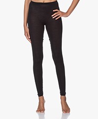 HANRO Wol-Zijde Jersey Legging - Zwart