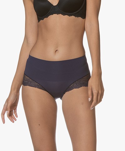 SPANX® Undie-tectable Lace Hi-Hipster - Midnight Navy 